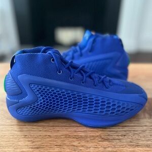 Adidas Anthony Edwards AE1 J “Velocity Blue” - GS Sizes Available - (IF1876)
